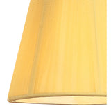 Clip-On Silk String Lampshade - Amber Cream, 8/13cm x 11cm