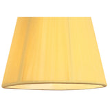 Clip-On Silk String Lampshade - Amber Cream, 8/13cm x 11cm
