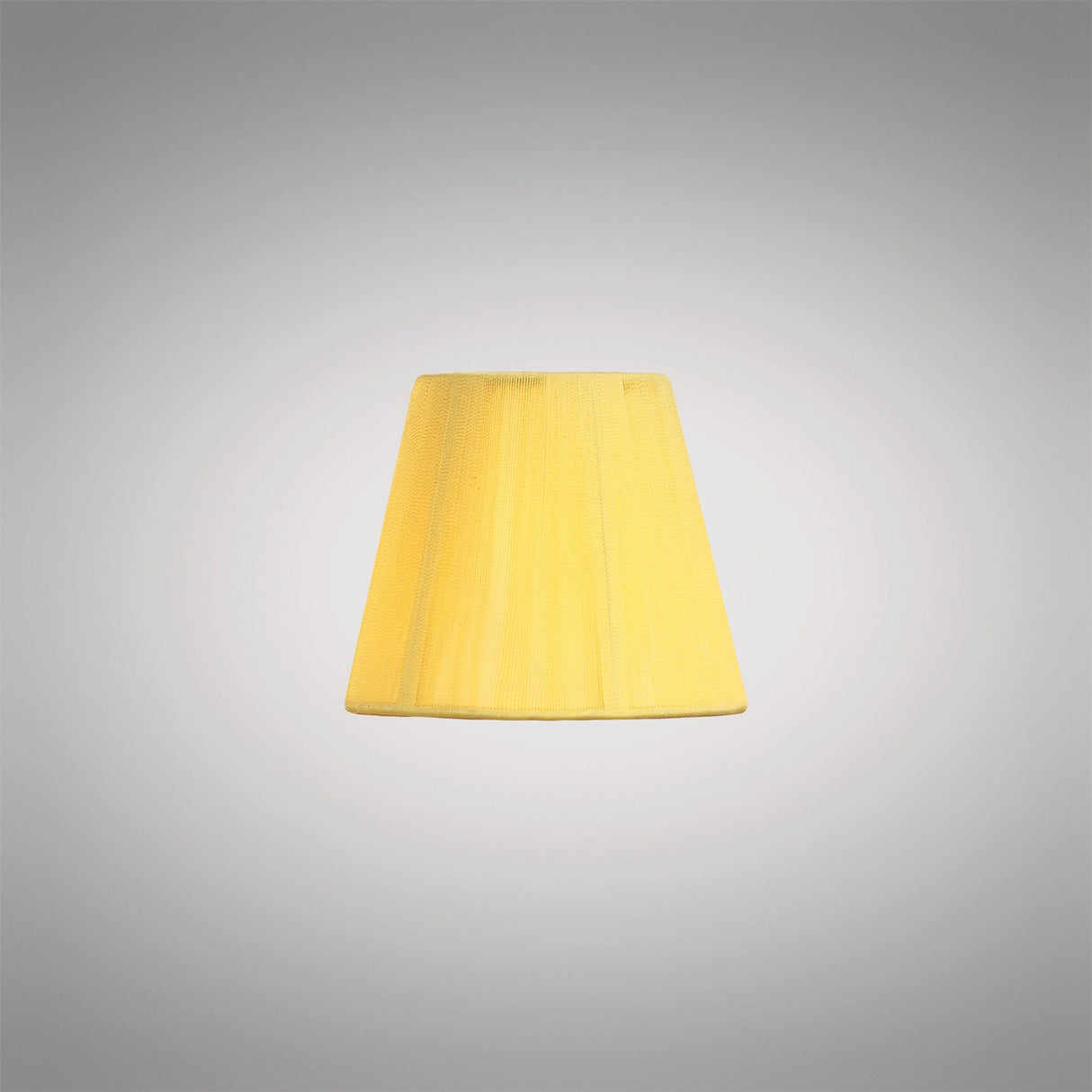 Clip-On Silk String Lampshade - Amber Cream, 8/13cm x 11cm