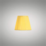 Clip-On Silk String Lampshade - Amber Cream, 8/13cm x 11cm