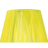 Silk Lampshade - Green, 8/13cm x 11cm