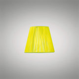 Silk Lampshade - Green, 8/13cm x 11cm