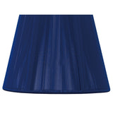 Clip-On Silk String Lampshade - Midnight Blue, 8/13cm x 11cm
