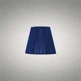 Clip-On Silk String Lampshade - Midnight Blue, 8/13cm x 11cm