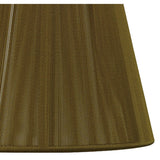Clip-On Silk String Lampshade - Olive, 8/13cm x 11cm