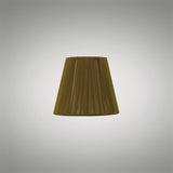 Clip-On Silk String Lampshade - Olive, 8/13cm x 11cm
