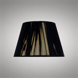 Silk String Lampshade - Black, 19/30cm x 20cm