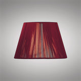 Silk String Lampshade - Red Wine, 19/30cm x 20cm