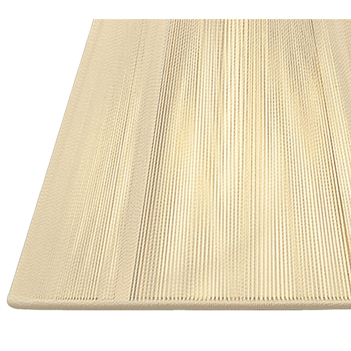 Silk String Lampshade - Ivory Cream, 19/30cm x 20cm