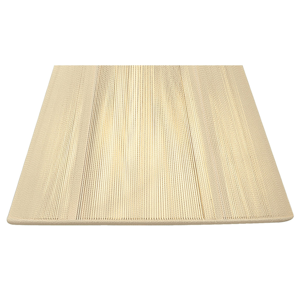 Silk String Lampshade - Ivory Cream, 19/30cm x 20cm