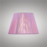 Silk String Lampshade - Lilac Pink, 19/30cm x 20cm