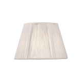 Silk String Lampshade - Ivory White, 19/30cm x 20cm