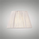Silk String Lampshade - Ivory White, 19/30cm x 20cm