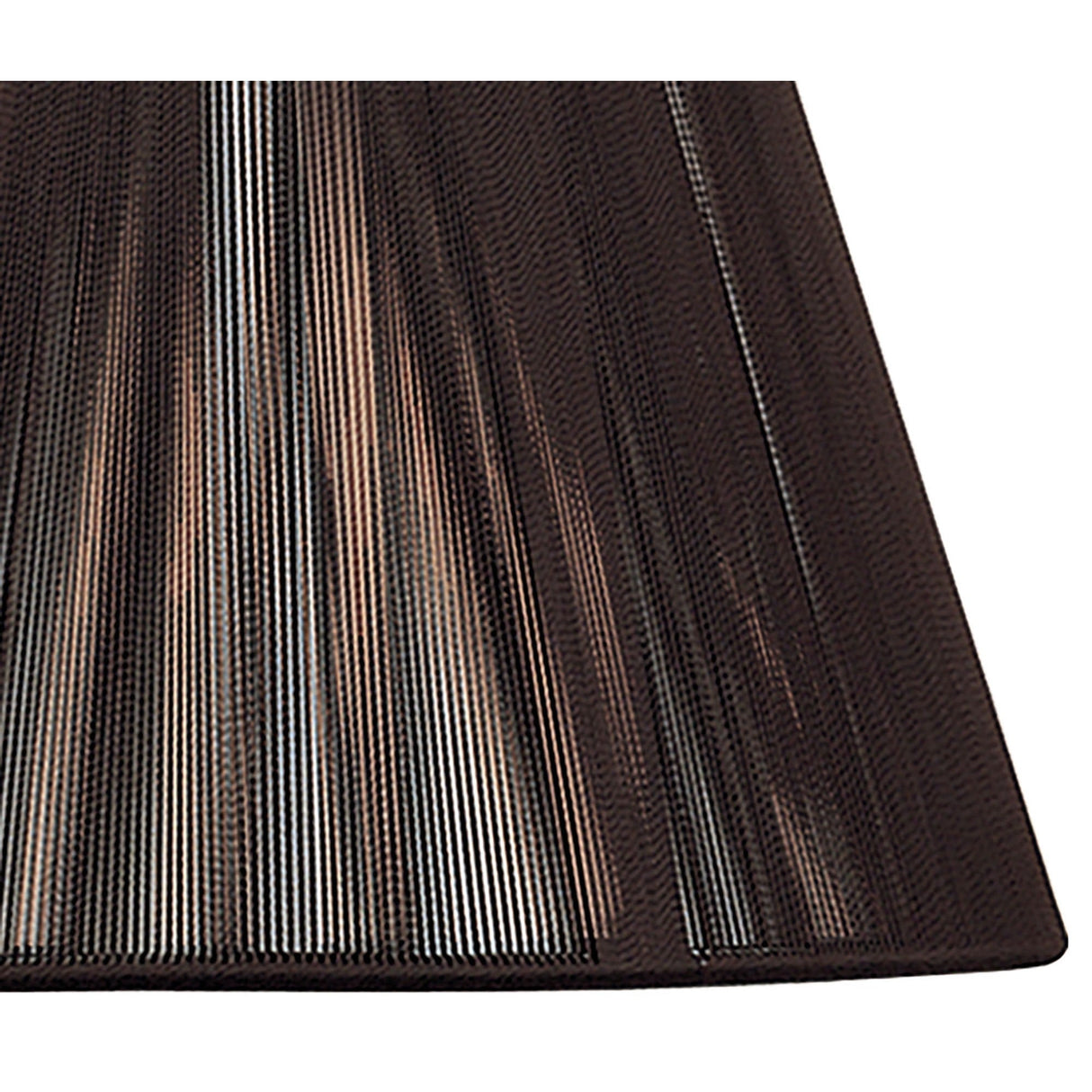 Silk String Lampshade - Dark Brown, 25/40cm x 25cm