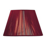Silk String Lampshade - Red Wine, 25/40cm x 25cm
