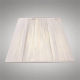 Silk String Lampshade - Ivory White, 25/40cm x 25cm