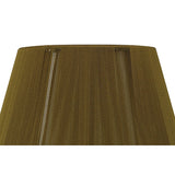 Silk String Lampshade - Olive, 19/30cm x 20cm