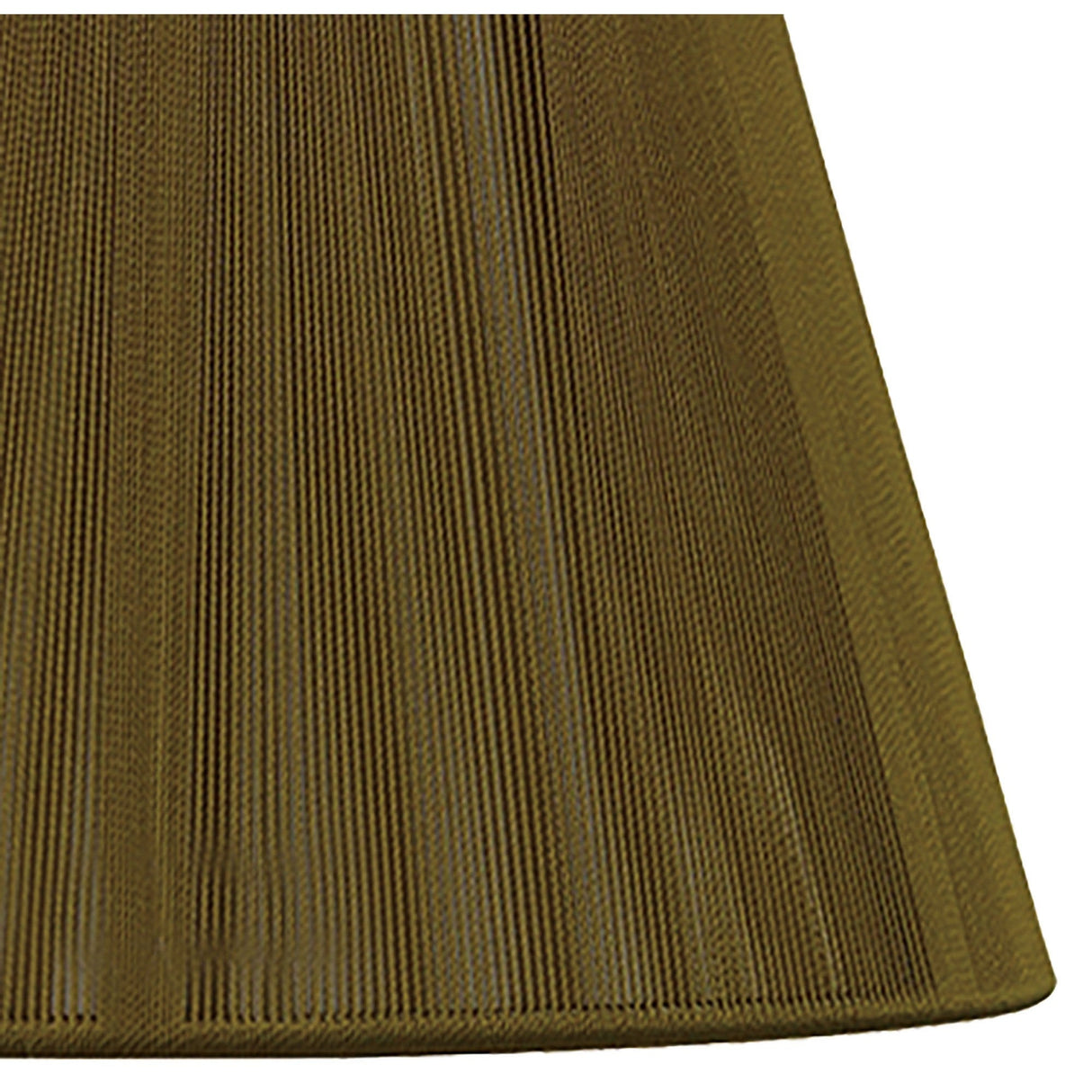 Silk String Lampshade - Olive, 19/30cm x 20cm