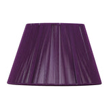 Silk String Lampshade - Aubergine, 25/40cm x 25cm