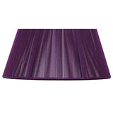 Silk String Lampshade - Aubergine, 25/40cm x 25cm