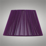 Silk String Lampshade - Aubergine, 25/40cm x 25cm