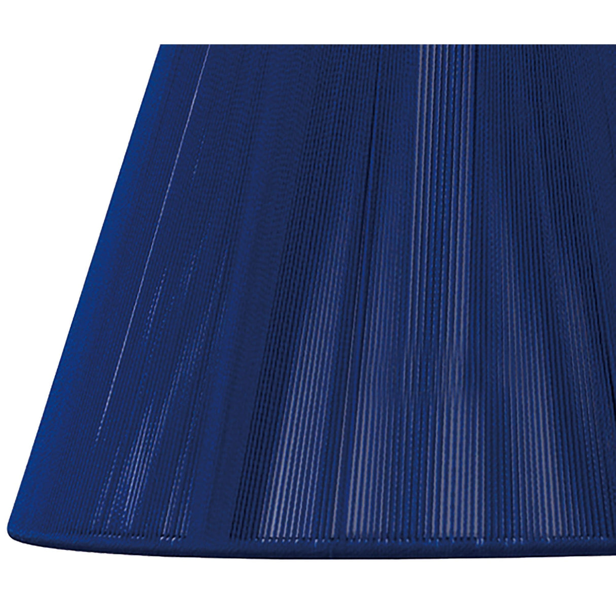 Silk String Lampshade - Midnight Blue, 25/40cm x 25cm