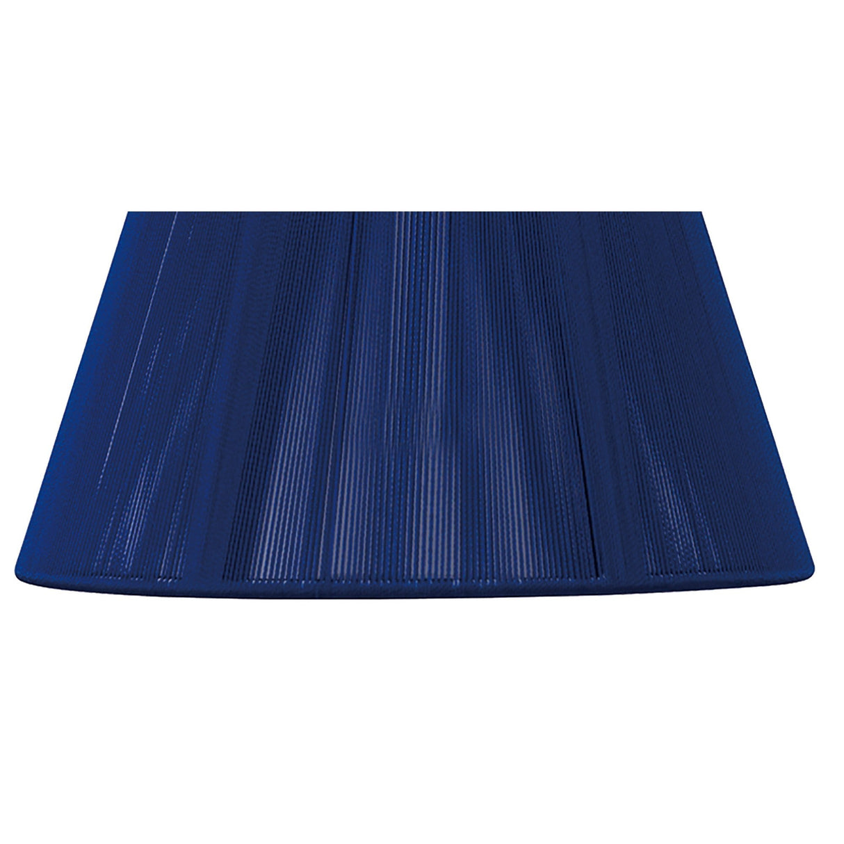 Silk String Lampshade - Midnight Blue, 25/40cm x 25cm
