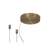 Shell 66cm Round LED Suspension Light 40W 3000K - Gold