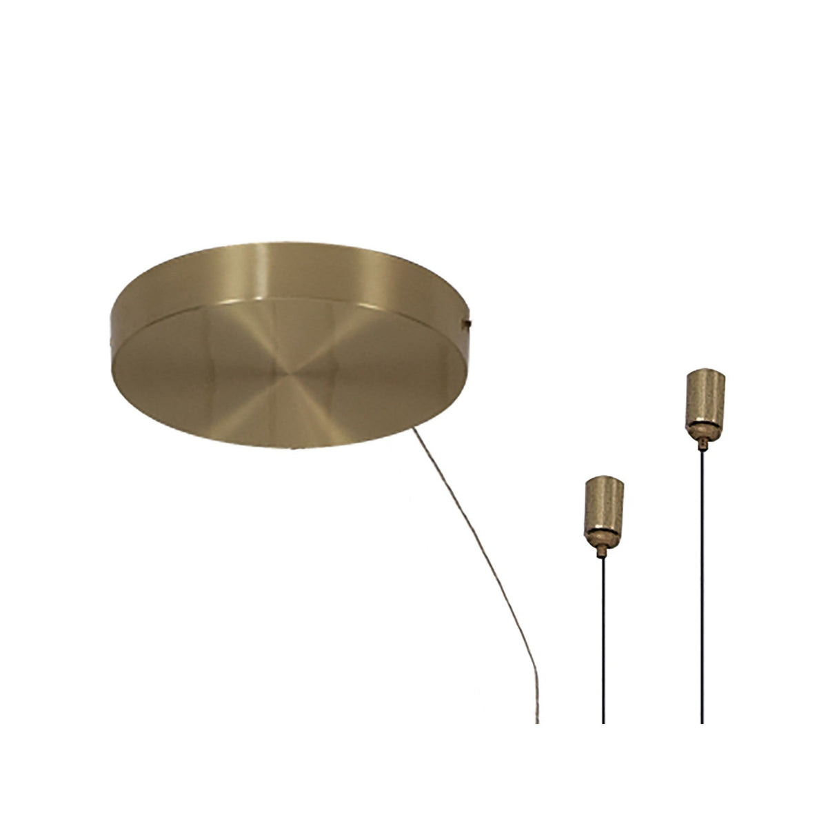 Shell 46cm Round LED Suspension Light 30W 3000K - Gold