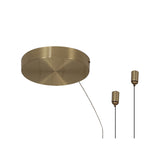 Shell 46cm Round LED Suspension Light 30W 3000K - Gold