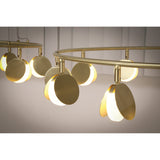 Shell 46cm Round LED Suspension Light 30W 3000K - Gold