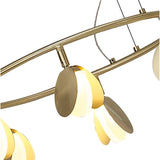 Shell 46cm Round LED Suspension Light 30W 3000K - Gold