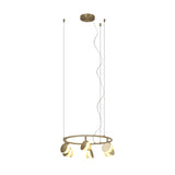 Shell 46cm Round LED Suspension Light 30W 3000K - Gold
