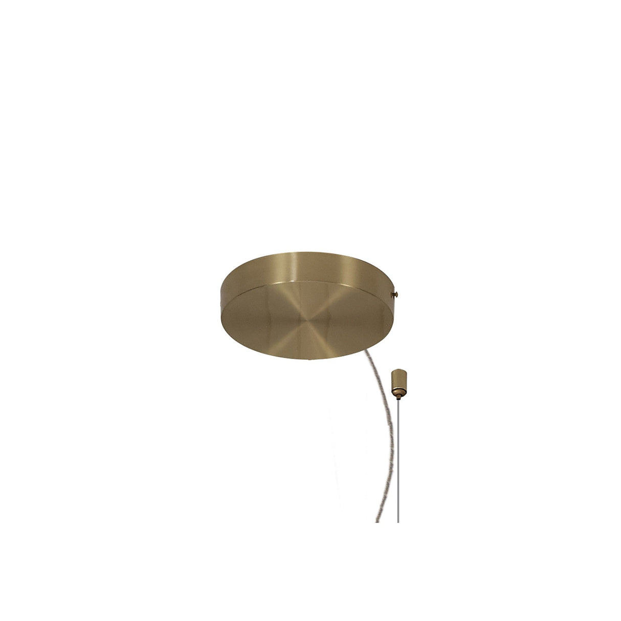 Shell 106cm Round LED Suspension Light 60W 3000K - Gold