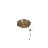 Shell 106cm Round LED Suspension Light 60W 3000K - Gold