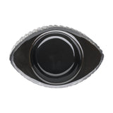 Shiguhe Ceramic Tealight Holder 12cm - Black & Silver