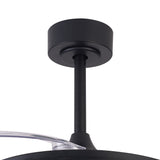Siberia RGB CCT Dimmable LED Ceiling Fan Light With Remote Control - Black