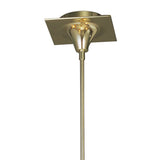 Siena 55cm 4 Light Chrome Crystal Chandelier - Brass With Amber Shades