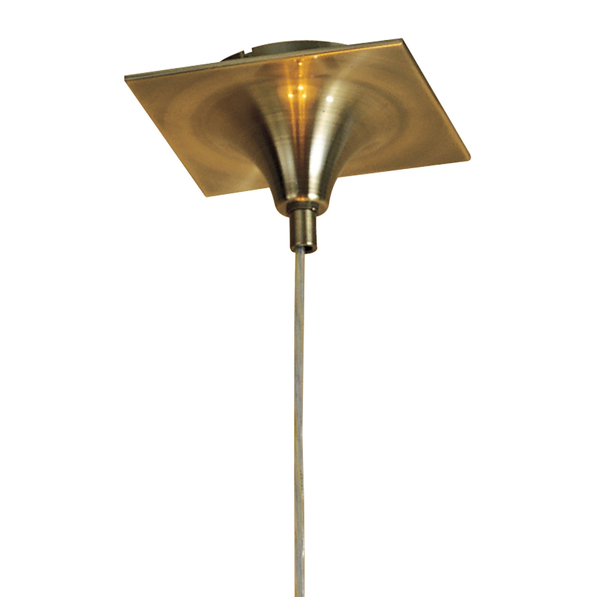 Siena 40cm 1 Light Crystal Pendant Light - Antique Brass & Amber