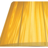 Siena 40cm 1 Light Crystal Pendant Light - Antique Brass & Amber