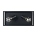 Silentina 2 Light Ceiling Light - Black