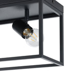 Silentina 2 Light Ceiling Light - Black