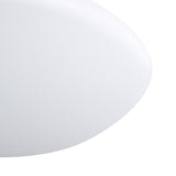Sileras LED Flush Ceiling Light 60cm - White