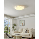 Sileras LED Flush Ceiling Light 60cm - White
