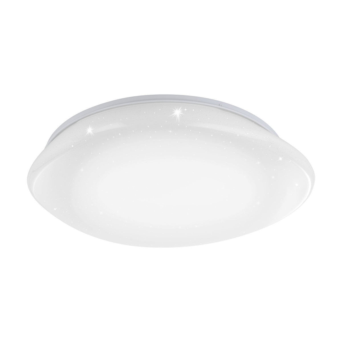 Sileras LED Flush Ceiling Light 60cm - White