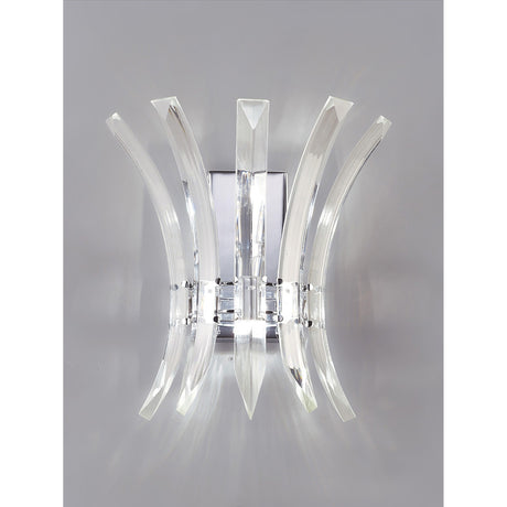 Sinclair 2 Light Wall Light - Polished Chrome