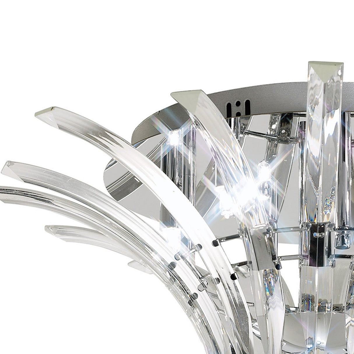 Sinclair 6 Light Semi-Flush Ceiling Light – Polished Chrome