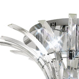 Sinclair 6 Light Semi-Flush Ceiling Light – Polished Chrome