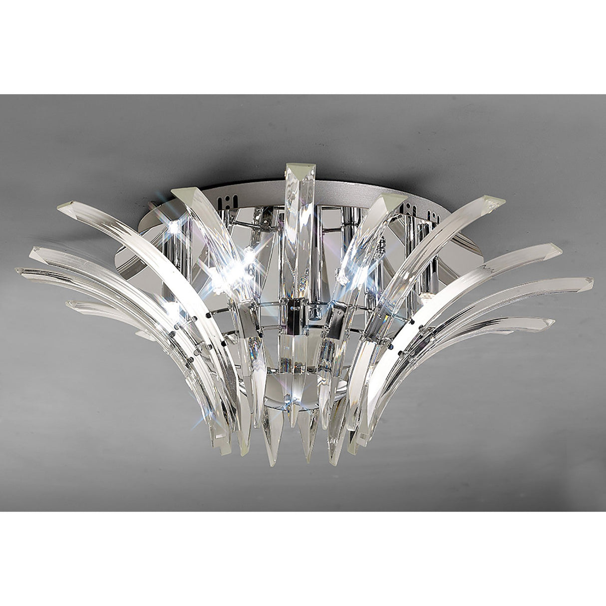 Sinclair 6 Light Semi-Flush Ceiling Light – Polished Chrome