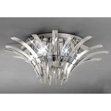 Sinclair 6 Light Semi-Flush Ceiling Light – Polished Chrome